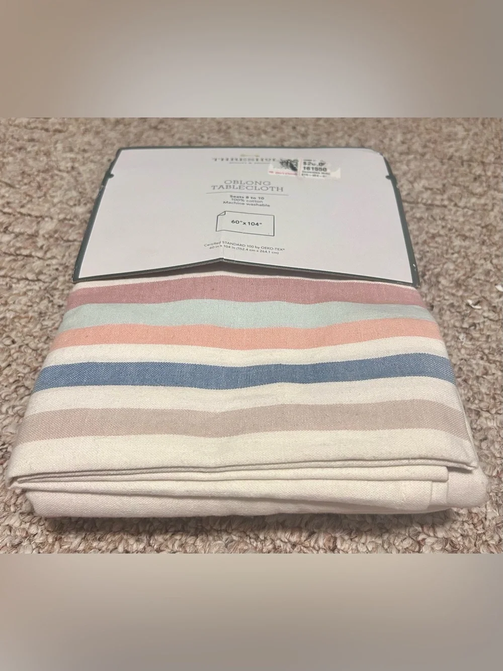 Threshold Oblong Tablecloth, 60” x 104”